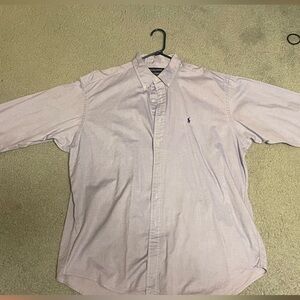 Men's Ralph Lauren Classic Light Purple Shirt